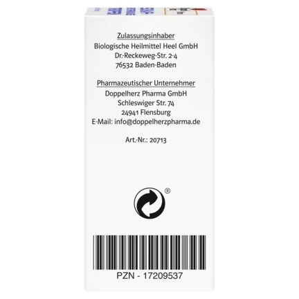 Abbildung der Produktverpackung DoppelherzPharma SCHLAF + ENTSPANNUNGS TROPFEN Seitenansicht rechts